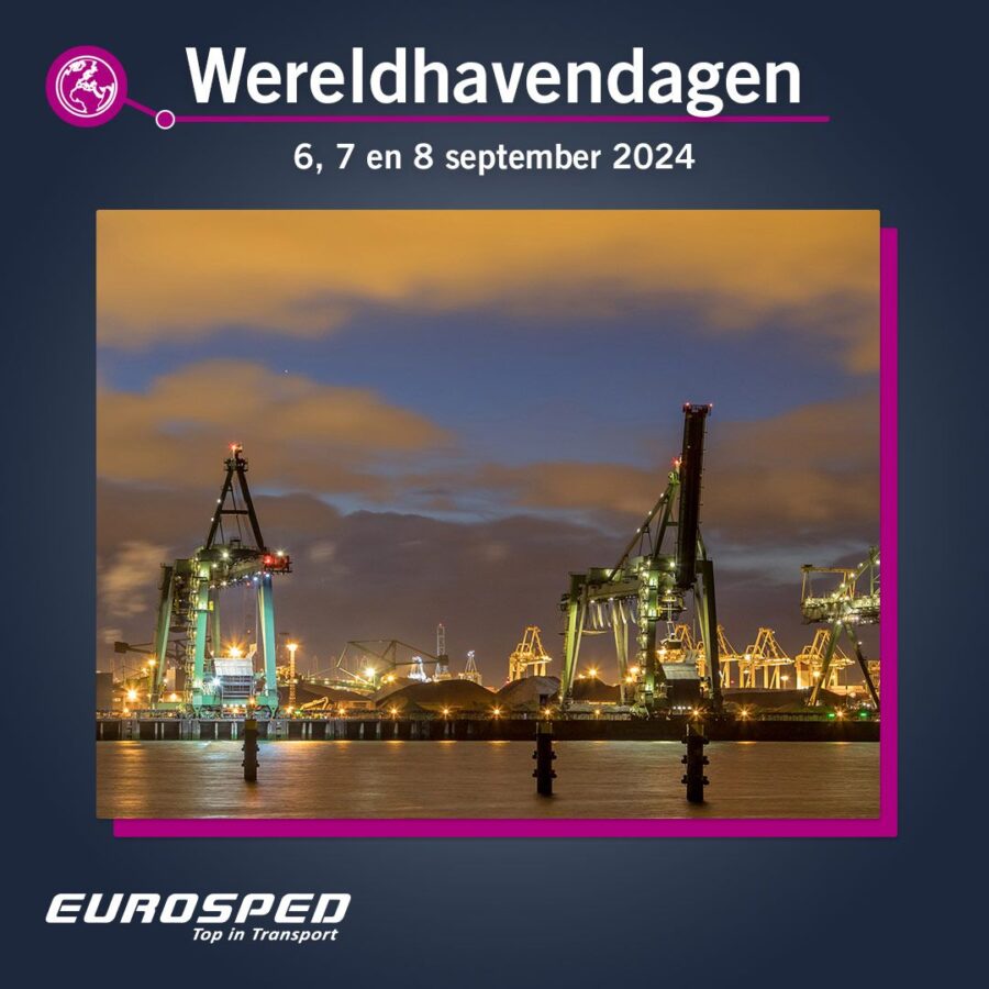 Wereldhavendag Eurosped, haven in de avonduren